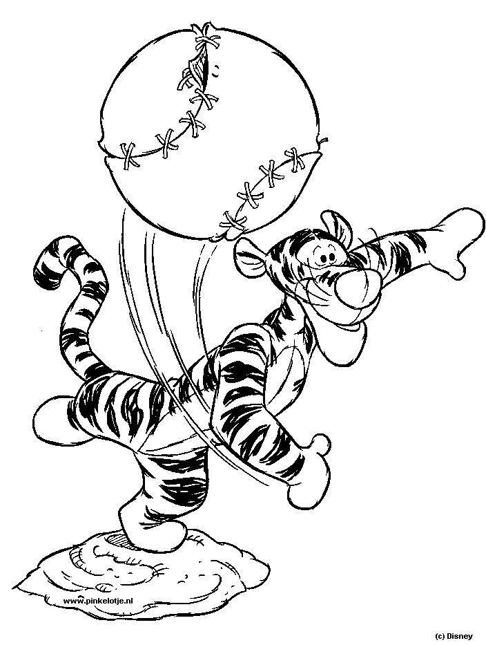 Plansa de colorat cu Winnie de Pooh 94 95